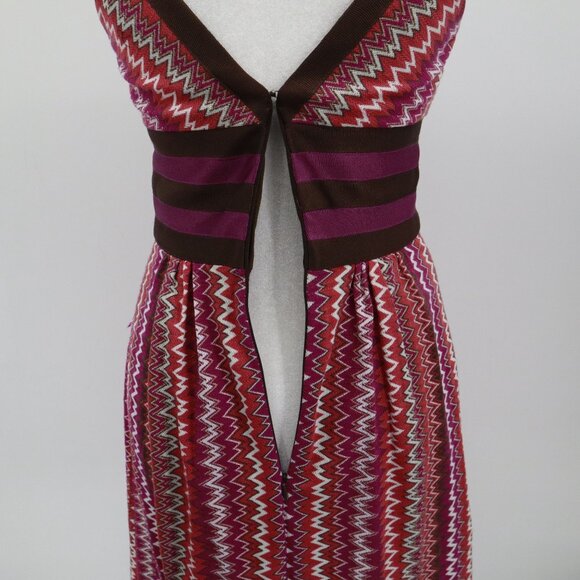 Kay Unger Babydoll Dress Womens 2 Multi Boho Resort Brunch Cocktail Going Out - Picture 6 of 16